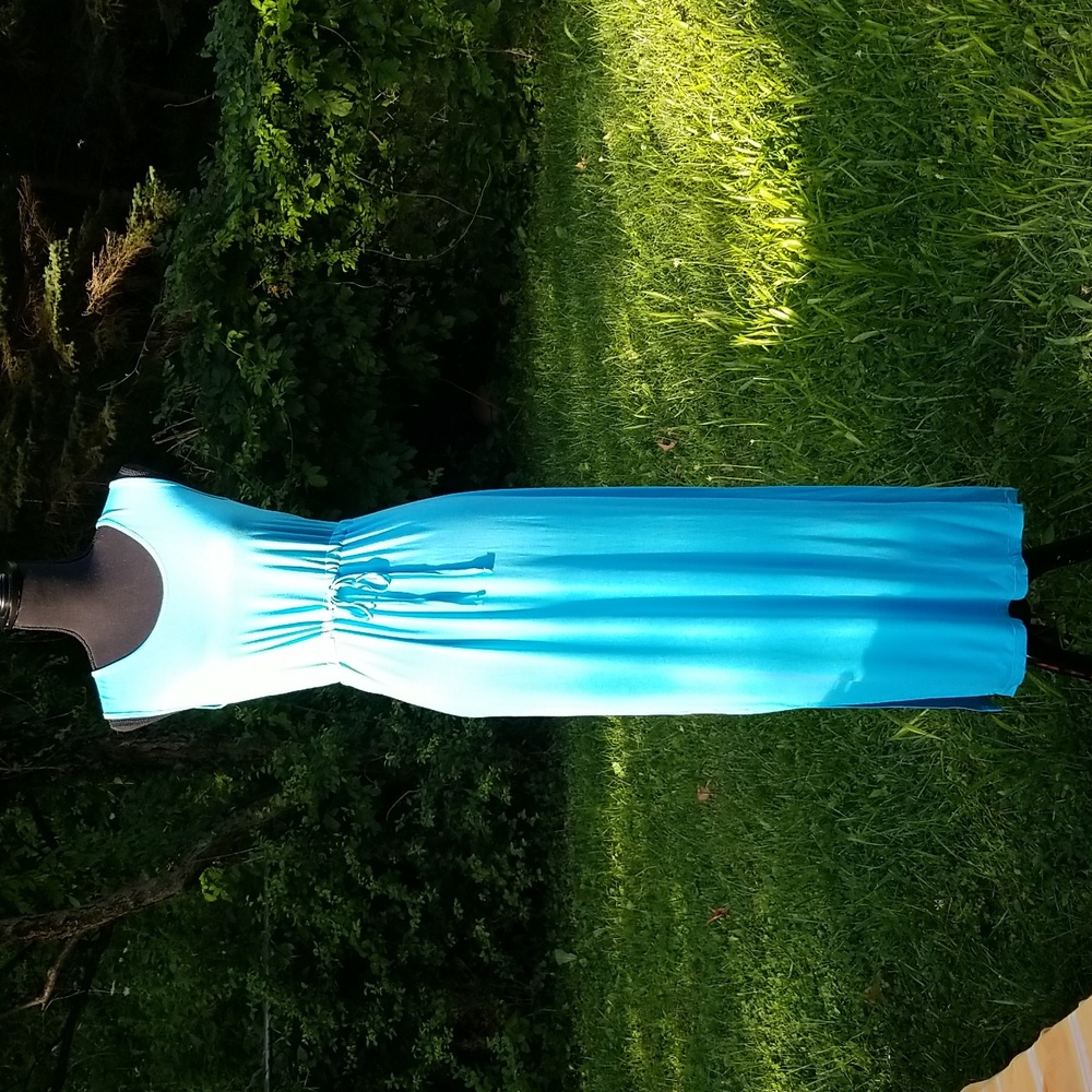 Long Turquoise Dress